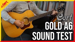 Video thumbnail for CORT GOLD A6 Sound Test || The BEST acoustic guitar series by Cort EVER 😱😱😱 by Lazer Music