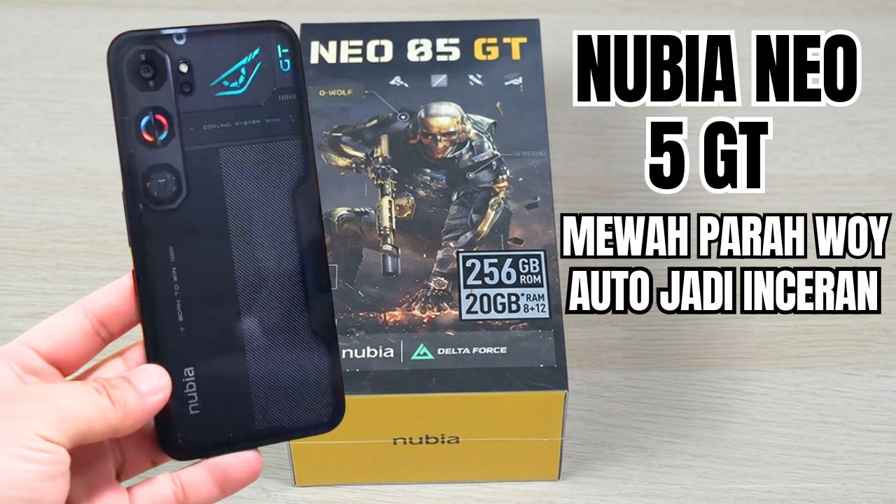 GOKIL INFINIX DIBIKIN PANIK‼️NUBIA NEO 5 GT UPGRADENYA NAIK LEVEL