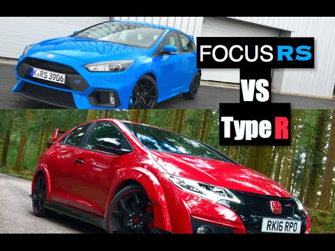2016 Ford Focus RS vs 2016 Honda Civic Type R - Inside Lane