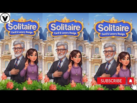 Solitaire Card & Luxury Design Gameplay Android/iOS - YouTube