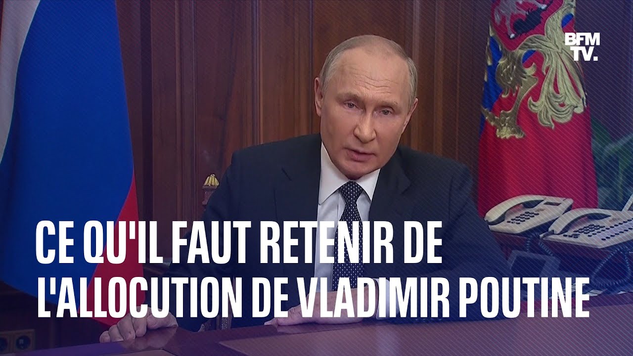 Poutine décrète la "mobilisation partielle" en Russie et se dit prêt à utiliser "toutes les armes"