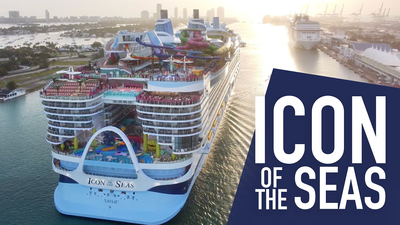 Icon of the Seas First Arrival to Miami | The Biggest Cruise Ship in the World