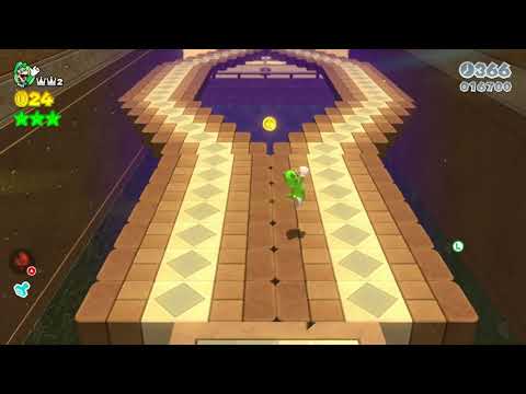 Super Mario 3D World (Switch) 2-1 100% Speedrun - Time: 37 (WR)