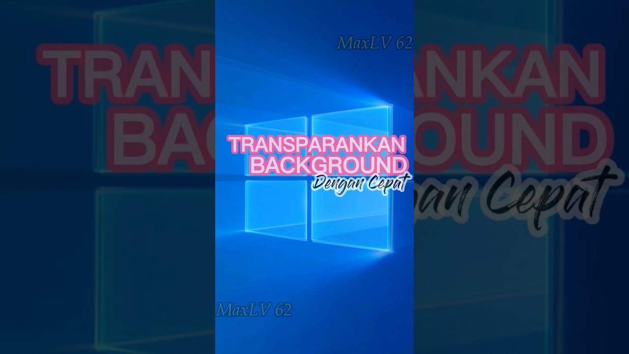 Transparankan Background Gambar, dengan Cepat #transparan #background #cepat #windows #paint #png