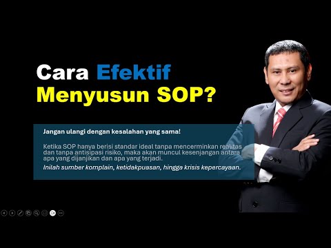 SOP Disusun dari Realitas Harapan dan Antisipasi