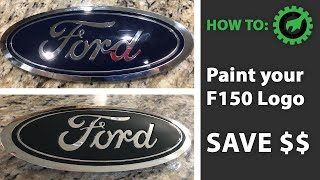 2015-2019 F150 Tailgate Emblem Disassembly / Painting / Reassembly - DYI
