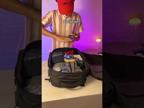 Packing stress?? Gone. #travelhacks #minimalist