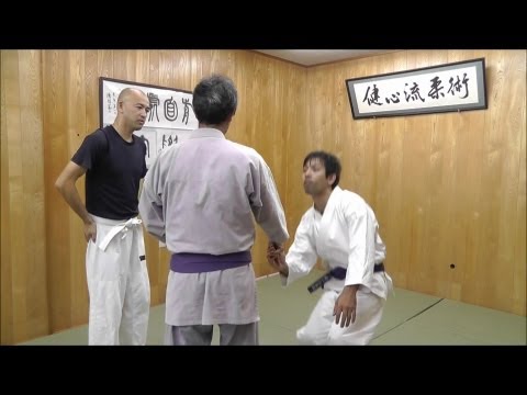 握手からの崩し