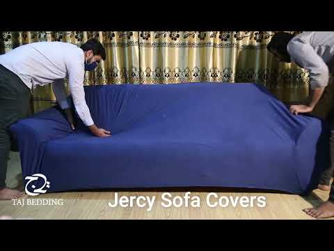 Install Fitted Sofa Cover Into Sofas - Taj Bedding