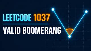 YouTube video 'Leetcode 1037  Valid Boomerang'