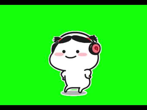 Enjoying - Green Screen Video For Video Editing - Animated GIF