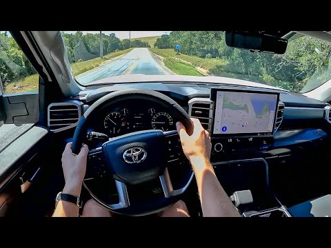 2022 Toyota Tundra - POV Towing Drive (Binaural Audio)