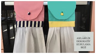 Asılabilir dekoratif kurulama bezi