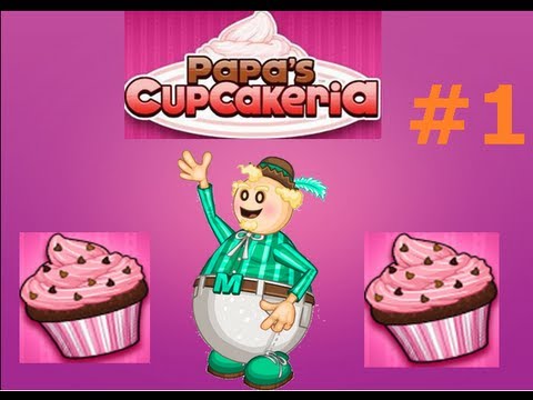 Papa's Cupcakeria - Intro, Tutorial & Gameplay - YouTube