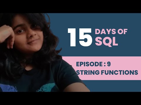 Sql Tutorial 15 Days Of Sql String Functions