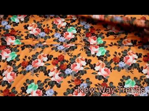 Swiss Cotton Digital Printed Fabric