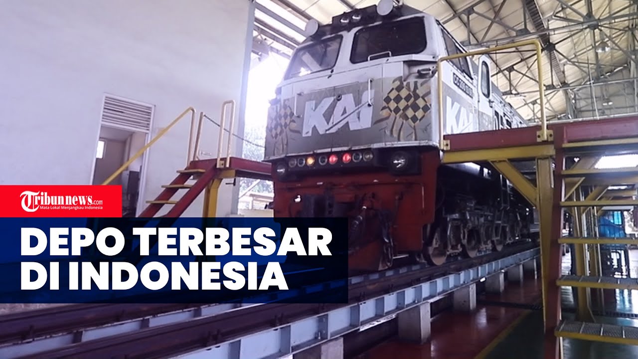 Melihat Perawatan Lokomotif Di Depo Cipinang