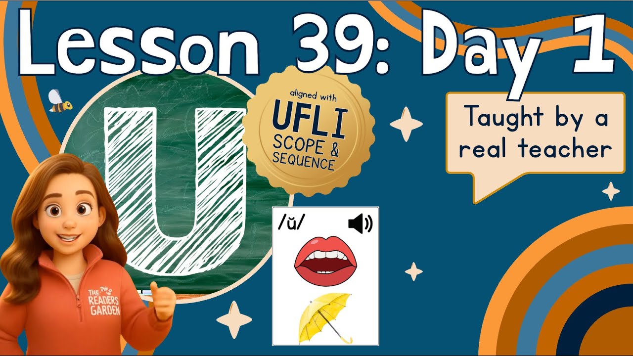 Lesson 39 Day 1: Short U Review | LEARN PHONICS | Aligned with UFLI Scope & Sequence