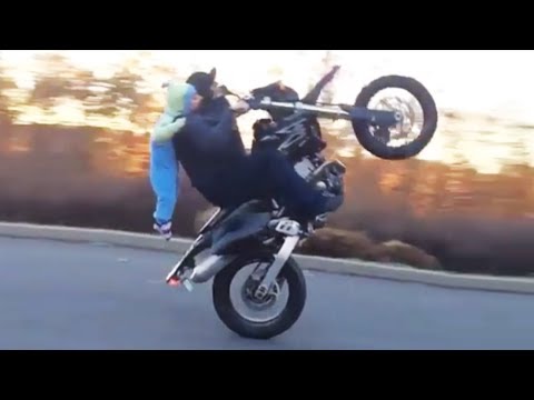 EPIC 'n' FUNNY Motorcycle Stunts 2017 😂 [Random Compilation #1]