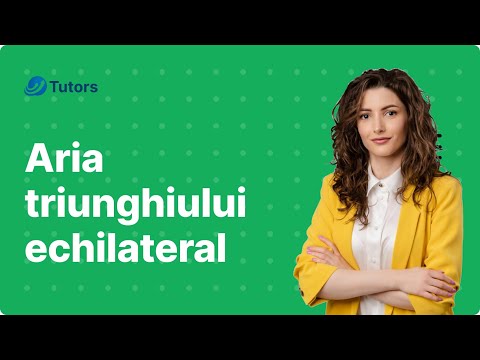 Aria triunghiului echilateral