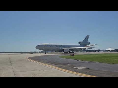 Omega DC-10-40 departing Tampa