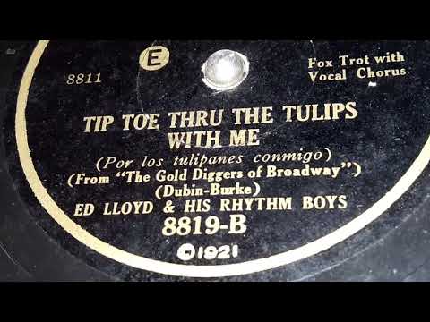 Ed Lloyd & His Rhythm Boys - Tip Toe Through The Tuleps With Me (1929)