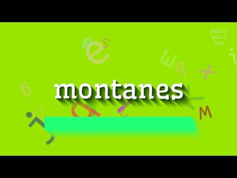 How to say "montanes"! (High Quality Voices)