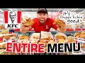 Eating The Entire KFC Menu 10 000 Calorie Challenge