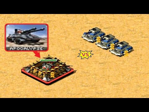 Bunker Apocalypse vs Tanks - Red Alert 2