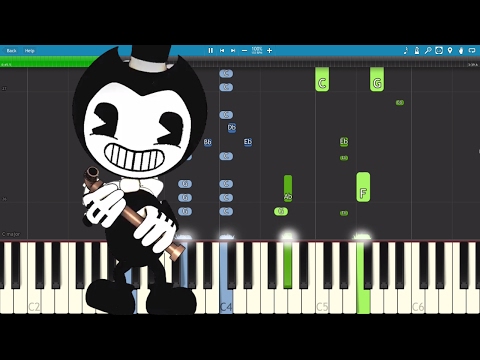 Bendy And The Ink Machine Song - Bend You Till You Break - TryHardNinja - Piano Cover / Tutorial