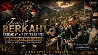 Download lagu SHARING HAPPINESS WITH RESIDENTS, TASK FORCE YONIF 731/KABARESI KOOPS TNI HABEMA HOLDS A BLESSED ... mp3