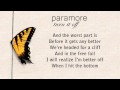 Turn It Off - Paramore Karaoke 