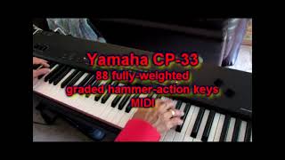 Video thumbnail for Ike Reeves demonstrates the Yamaha CP 33 by OrganCat