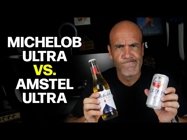 Poucas calorias, pouco sabor? Michelob Ultra vs. Amstel UItra