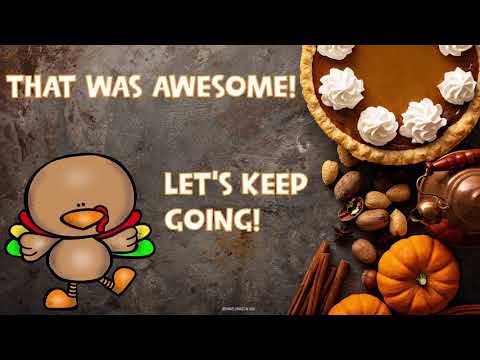 Thanksgiving Dinner Rhythm Play Along {Iconic}