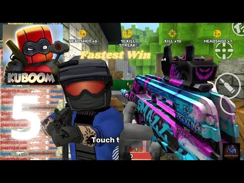 🤠☠️😈KUBOOM 3D || Fastest Gun Game Win!! || Gameplay || Fast kill....