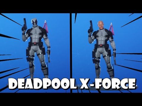 NEW DEADPOOL X-FORCE SKIN - How to UNLOCK BLACK & WHITE DEADPOOL SKIN in Fortnite