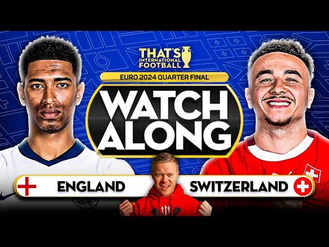 ENGLAND vs SWITZERLAND! LIVE EURO 2024 with Mark GOLDBRIDGE LIVE