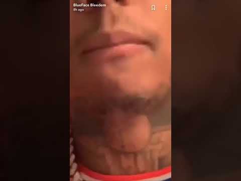 BLUEFACE EATING CHICKEN