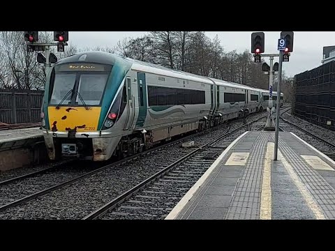 Irish Rail 22000 Class DMU 22302 at Belfast Lanyon Place. 4/2/23
