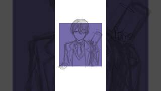 剣持刀也さん描いたぜ #イラスト #ほりたまい #中学生絵師 #にじさんじ #剣持刀也 #金剛力也像