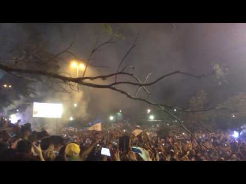 "EXATO MOMENTO DO GOL DO GRÃŠMIO NA COPA DO BRASIL 2016 NA AVENIDA GOETHE" Barra: Geral do Grêmio • Club: Grêmio • País: Brasil