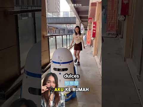 Robot penjual permen kena perangkap ⁉️ #funny #shortsviral #dubbing