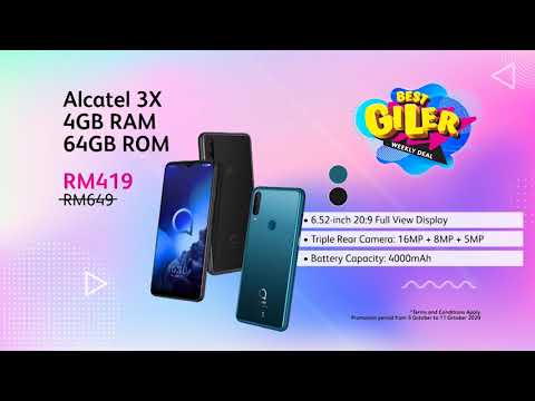 Best Giler Weekly Deal - Alcatel 3X
