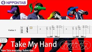 【Guitar TAB】 Take My Hand 〚夜の本気ダンス 〛Yoru no Honki Dance ギター tutorial &amp; tab 譜