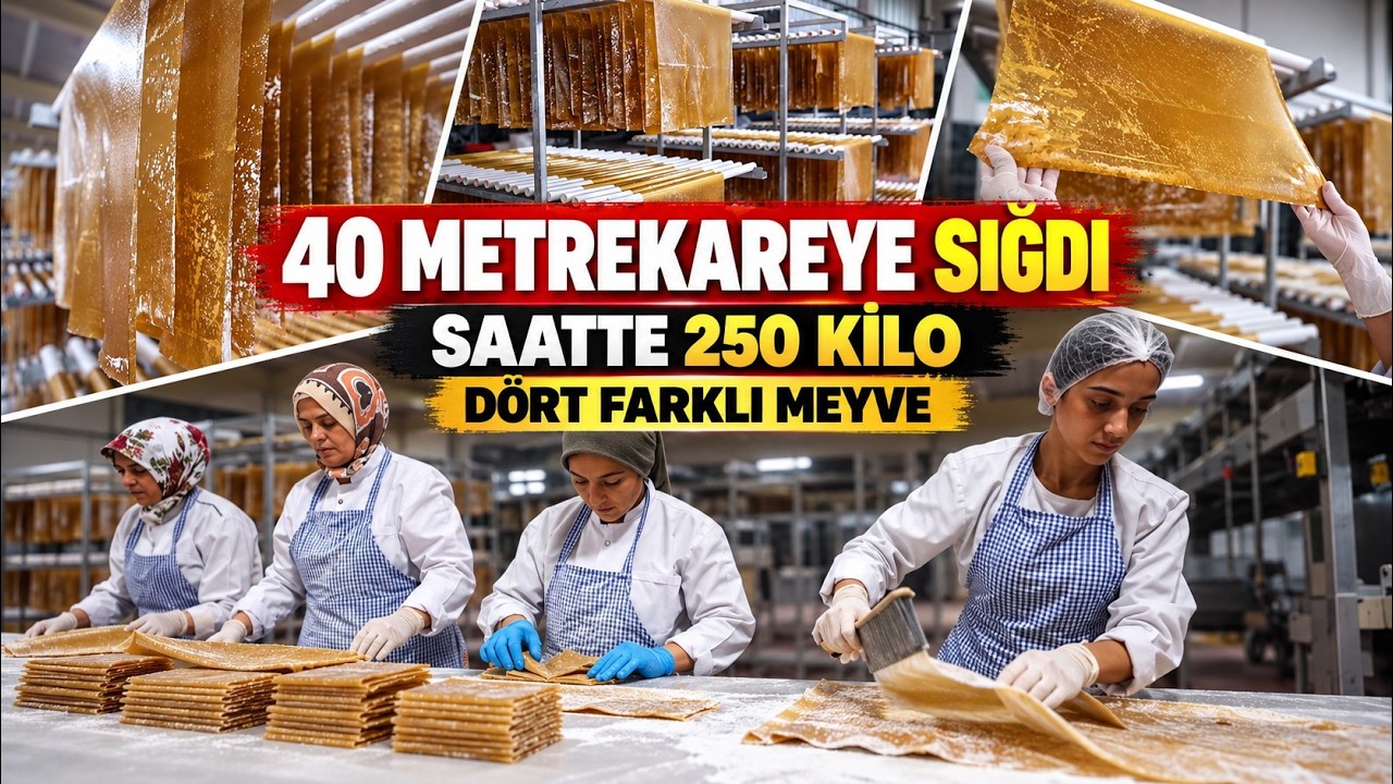 Dört yıllık çalışmayla tamamlandı: Pestil makinesinde hedef seri üretim