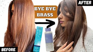 HOW TO TONE BRASSY Brown Hair at Home
