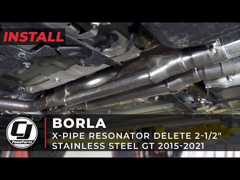 2015-2023 Mustang GT Install | Borla X-Pipe Resonator Delete