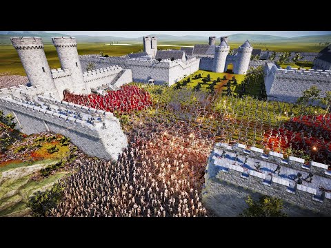Modern Army In Fortress VS 1 Million Demon Army | UEBS 2 Ultimate Epic Battle Simulator 2