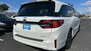 2025 Honda Odyssey Elite - Platinum White Pearl - Walkaround